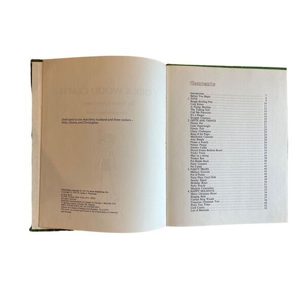 Vintage Book Cork Wood Crafts By Arden J Newsome Crafting With Wood And Cork - Picture 2 of 8